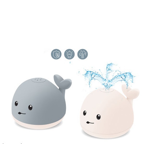 Whale Floating Toy With Light Music LED