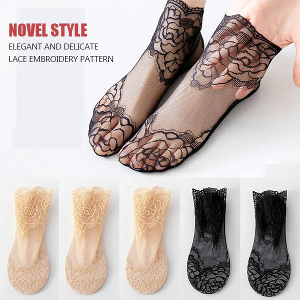 💋NEW Ladies Fashion Lace Socks