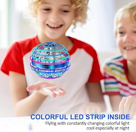 Flyorb Boomerang: LED Magic Drone Spinner