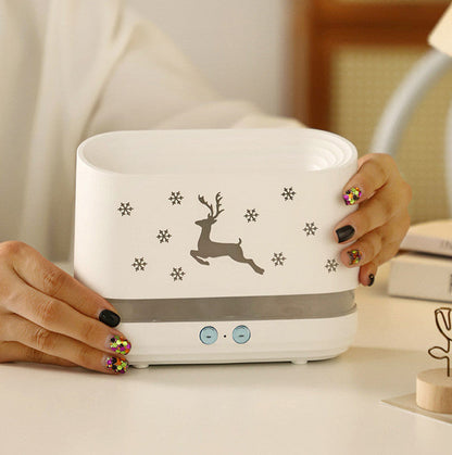 Flame Humidifier Diffuser Mute Household Atmosphere Lamp Christmas Home Decorations
