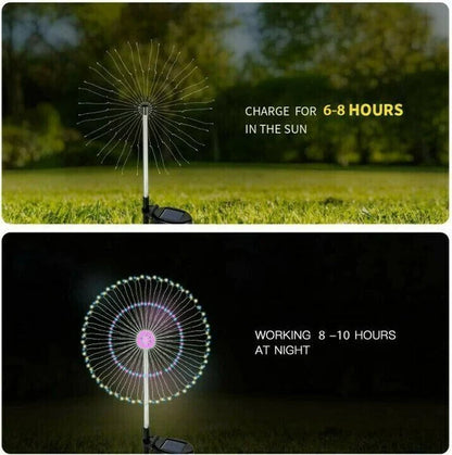 Solar Powered Firefly Garden Light