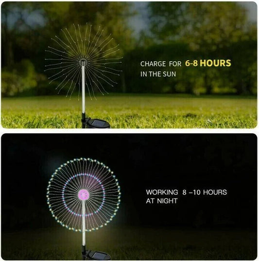 Solar Powered Firefly Garden Light