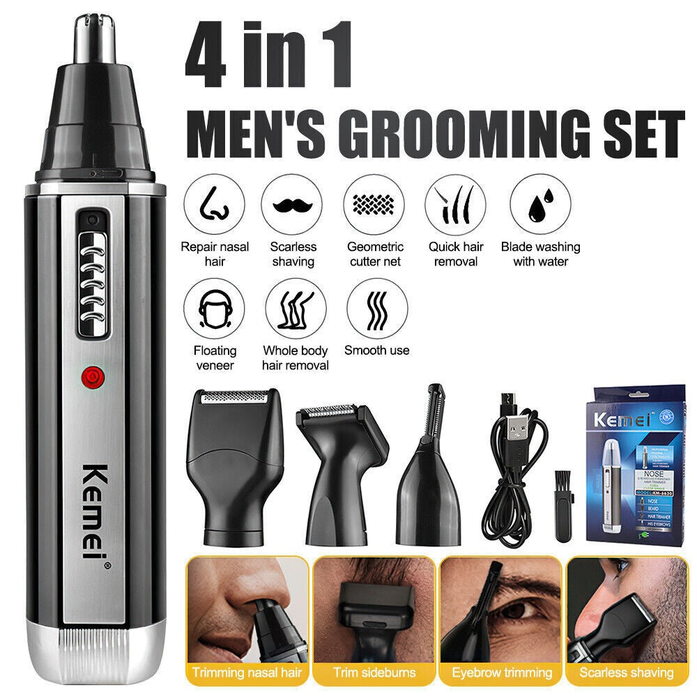 4 In 1 Rechargeable  Shaver Trimmer