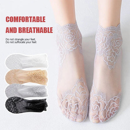💋NEW Ladies Fashion Lace Socks