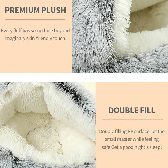 🔥Comfy Hood Pet Bed  (🎉✨ Today Free Shipping ✨🎉)