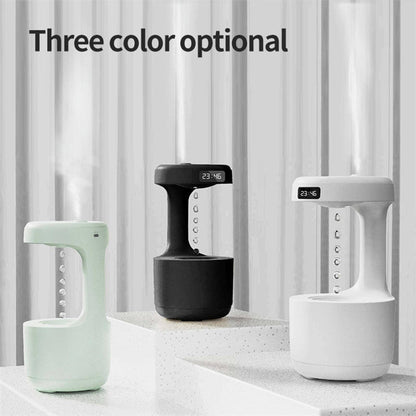 Anti-Gravity Humidifier With Clock