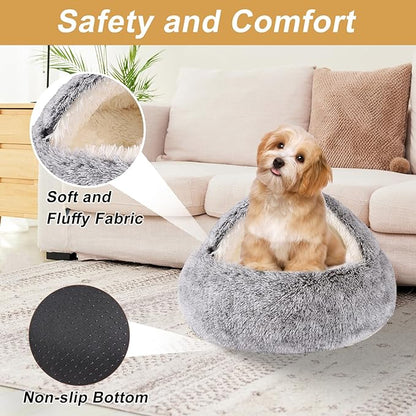 🔥Comfy Hood Pet Bed  (🎉✨ Today Free Shipping ✨🎉)