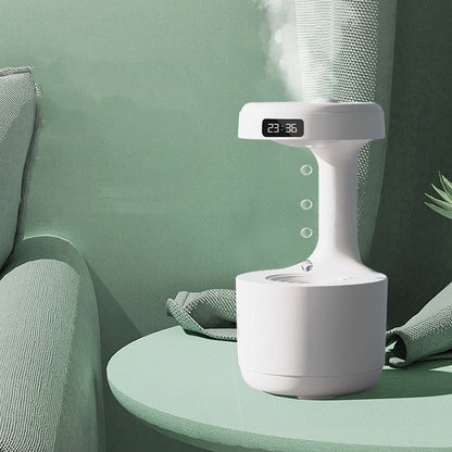 Anti-Gravity Humidifier With Clock