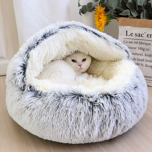 🔥Comfy Hood Pet Bed  (🎉✨ Today Free Shipping ✨🎉)