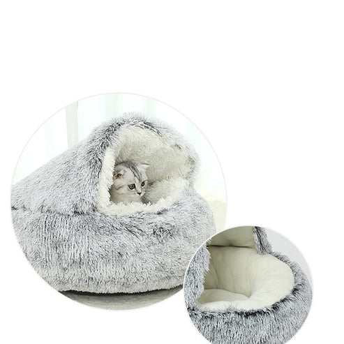 🔥Comfy Hood Pet Bed  (🎉✨ Today Free Shipping ✨🎉)