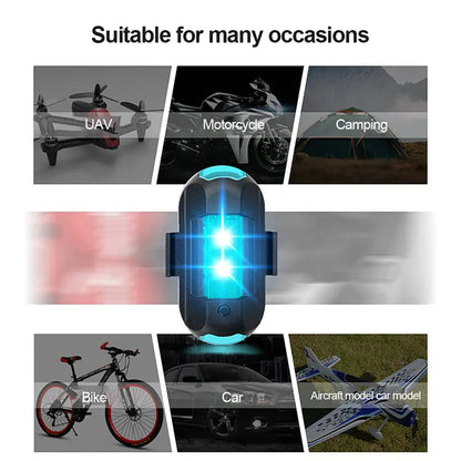 Elite USB LED Strobe: Anti-Collision Signal for Motorcycle and Drone