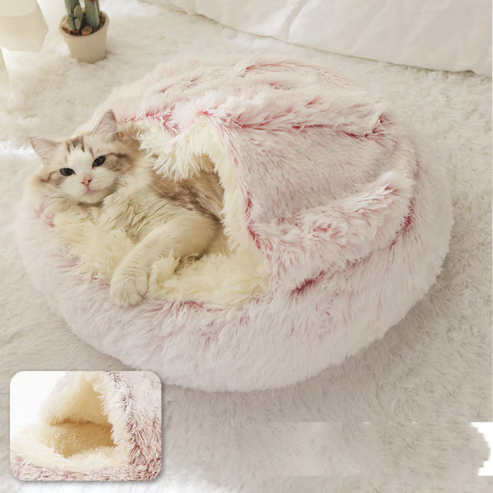 🔥Comfy Hood Pet Bed  (🎉✨ Today Free Shipping ✨🎉)