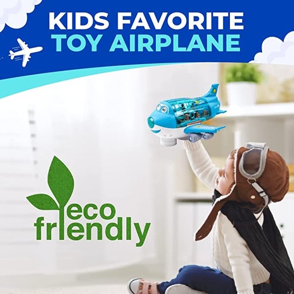 Rotating Electric Toy Plane 360°